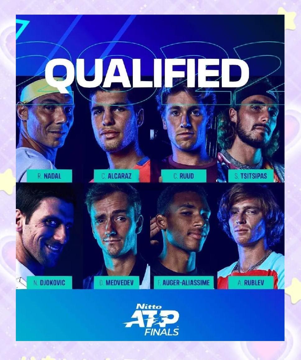 包含ATP总决赛力克年终总决赛，鲁德惊艳四座的词条